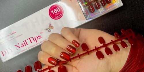 Press-On Nails 160-Piece Set Only $14 Shipped on Amazon (Easy At Home Manicure!)