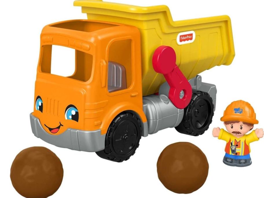 fisher price dump truck set