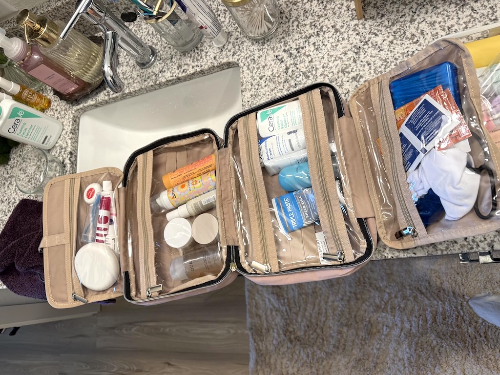 Hanging Toiletry & Makeup Travel Bags from $9.99 on Amazon | Over 50K 5-Star Ratings
