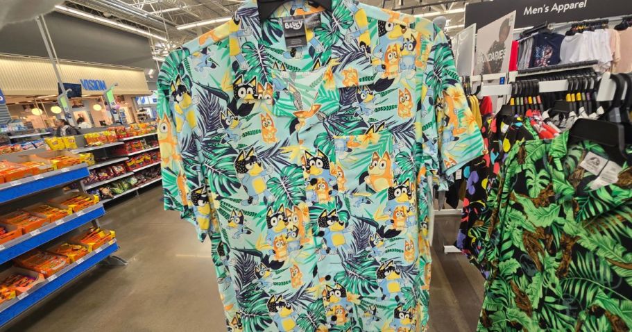 Men’s Character Hawaiian Shirts Only $16.98 at Walmart | Fun Father’s Day Gift!