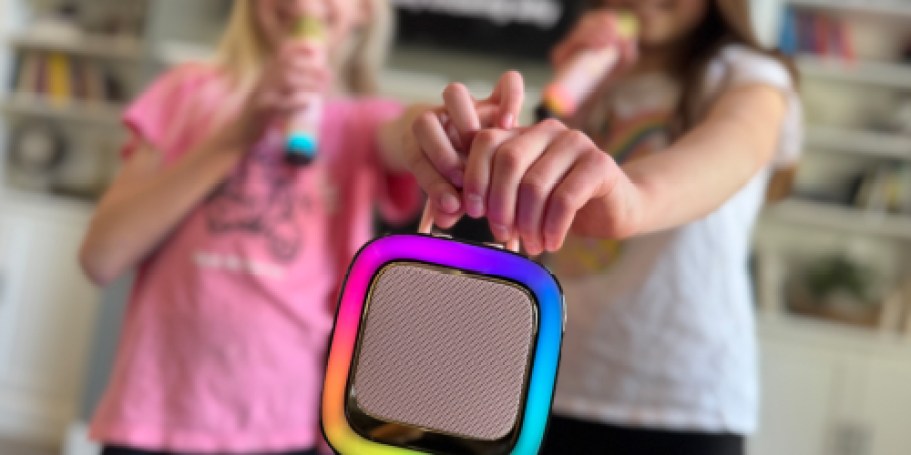Kids Bluetooth Karaoke Machine Only $11.99 on Amazon (Reg. $30)