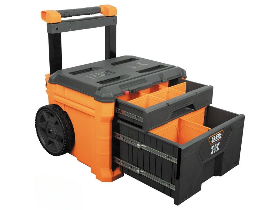 Klein Tools MODbox 2-Drawer Rolling Tool Box stock image