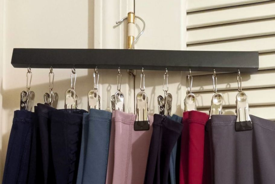 Leggings Organizer 2-Pack Just $8.49 on Amazon | Holds 10 Pairs!