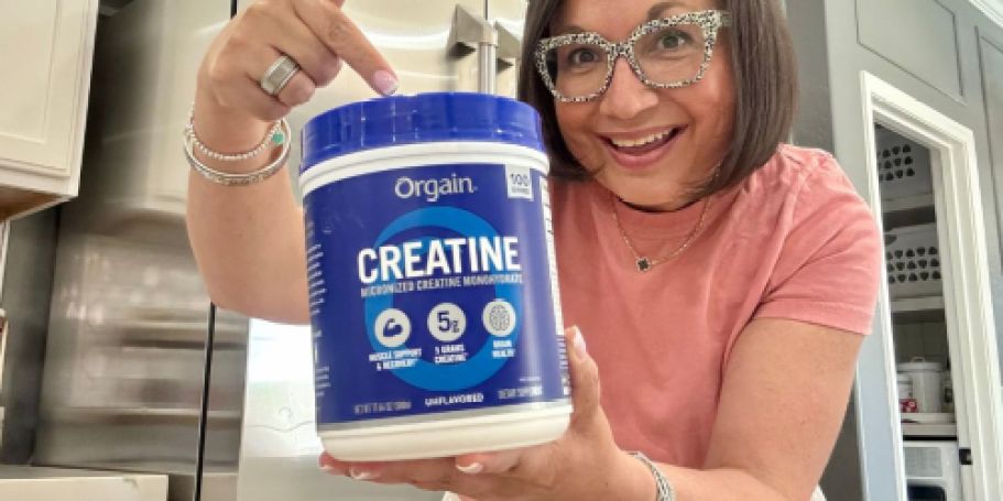 WOW! Orgain Creatine Powder Only $10 Shipped on Amazon – It’s Not Just for Bodybuilders!