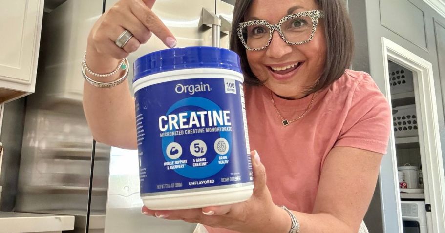 WOW! Orgain Creatine Powder Only $10 Shipped on Amazon – It’s Not Just for Bodybuilders!