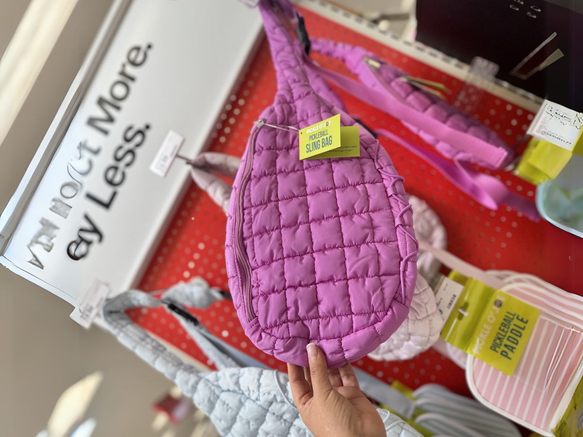 New Pickle O’Joe Pickleball Line at Target | Quilted Sling Bag w/ Free People Vibes Only $14.99!
