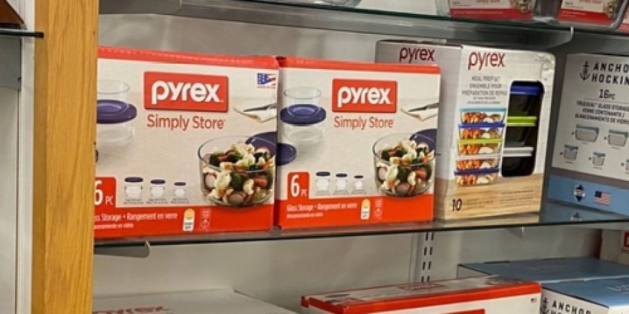 Pyrex 10-Piece Glass Storage Sets from $13.96 on Kohls.online (Regularly $50)