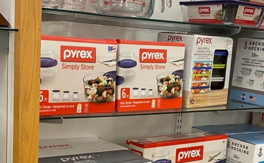 Pyrex 10-Piece Glass Storage Sets from $13.96 on Kohls.online (Regularly $50)