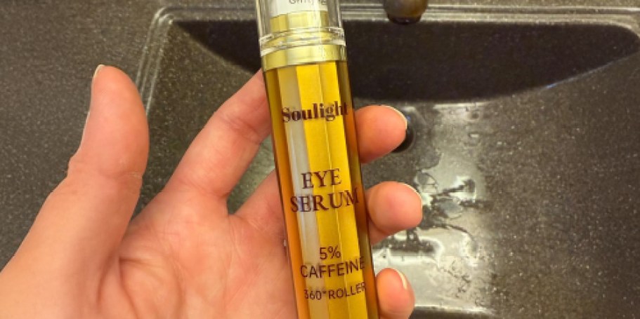 Caffeine Eye Serum Roller Just $4.99 on Amazon | Rejuvenates & De-Puffs