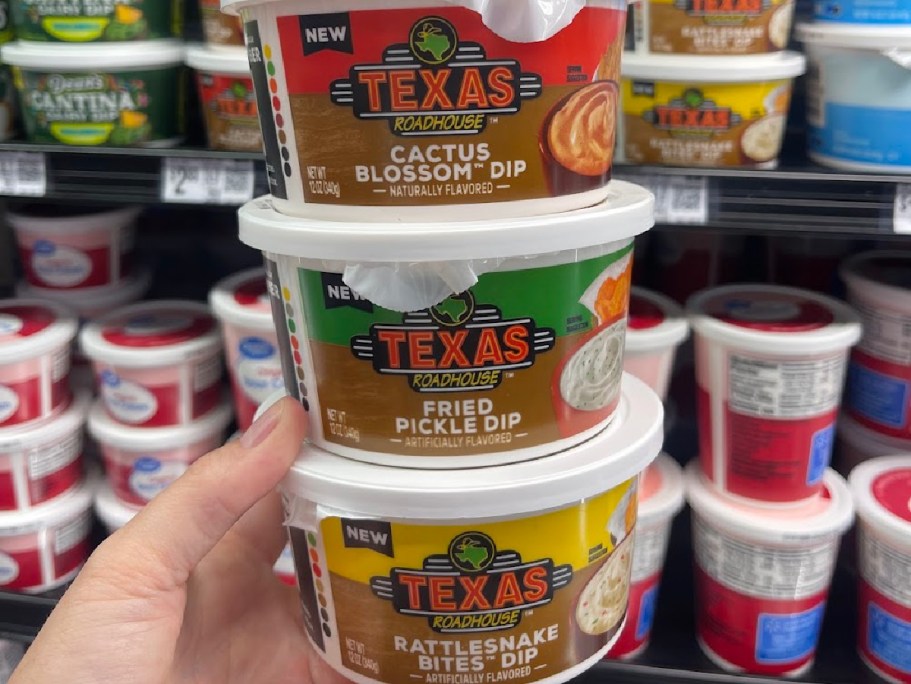 NEW Texas Roadhouse Dips Only $2.88 at Walmart – Try All 3 Flavors!