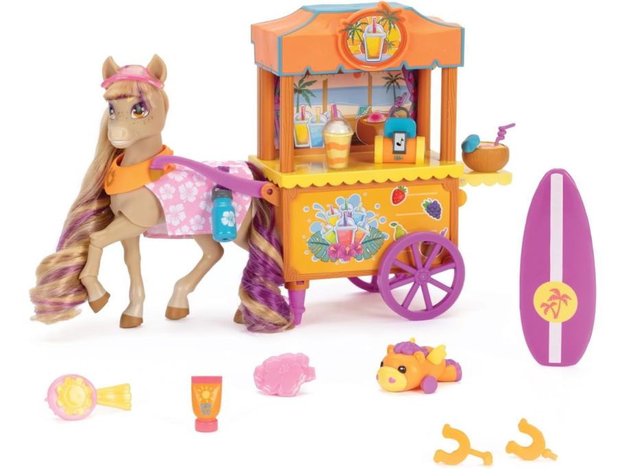 Wild Manes Bailey’s Surf & Snacks Cart Set stock image