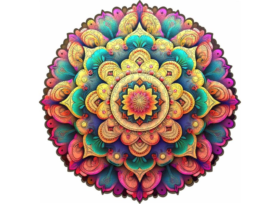 stock image of Unique Wooden Jigsaw Puzzle