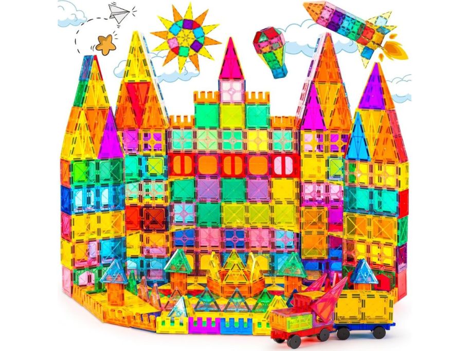 Magnetic Tiles 100-Piece stock image