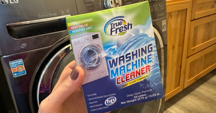 True Fresh Washing Machine Cleaner 25-Pack Only $12 Shipped on Amazon (Whole Year Supply!)
