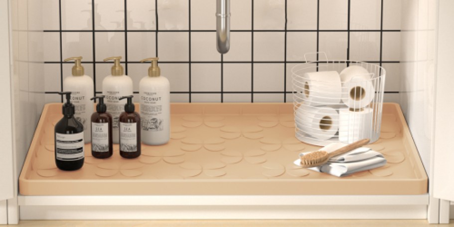 Under Sink Mat Just $9.99 on Amazon (Reg. $20) | So Many Uses!