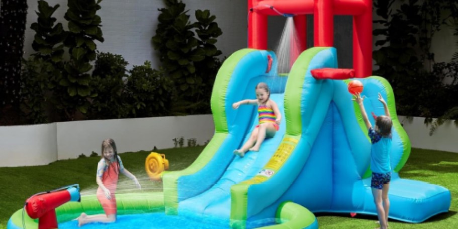 HUGE Inflatable Water Slides from $188.99 Shipped on Amazon (Air Blower Included!)