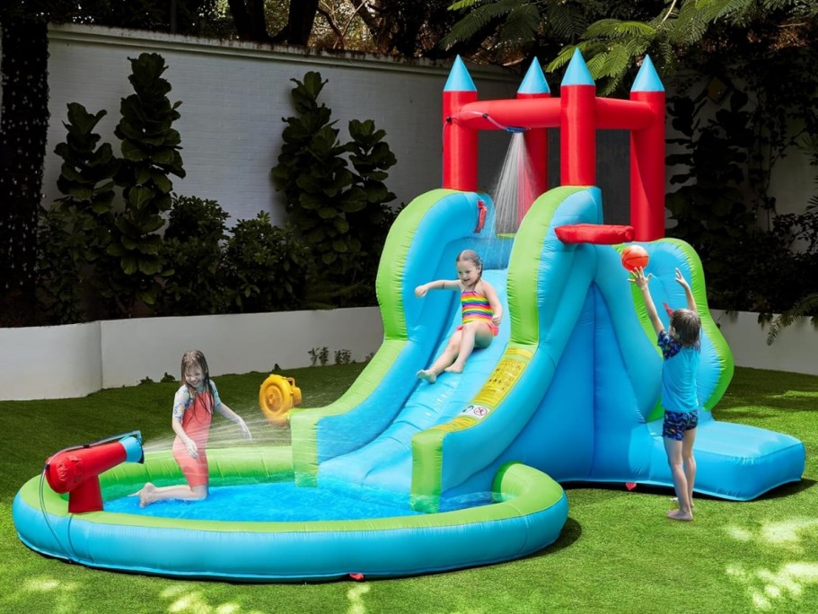 HUGE Inflatable Water Slides from $188.99 Shipped on Amazon (Air Blower Included!)