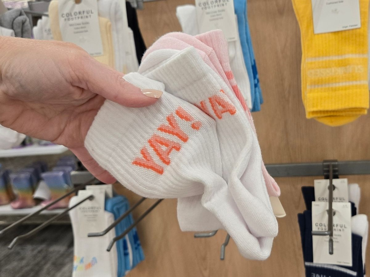 Trendy Women’s Crew Socks 2-Pack Only $6 on Target.online